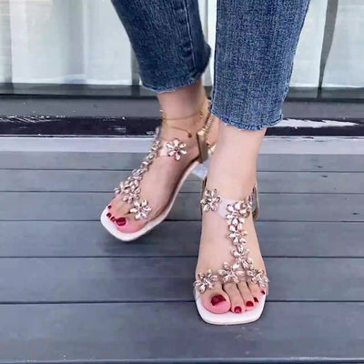 Novie™ Crystal Bloom Sandals