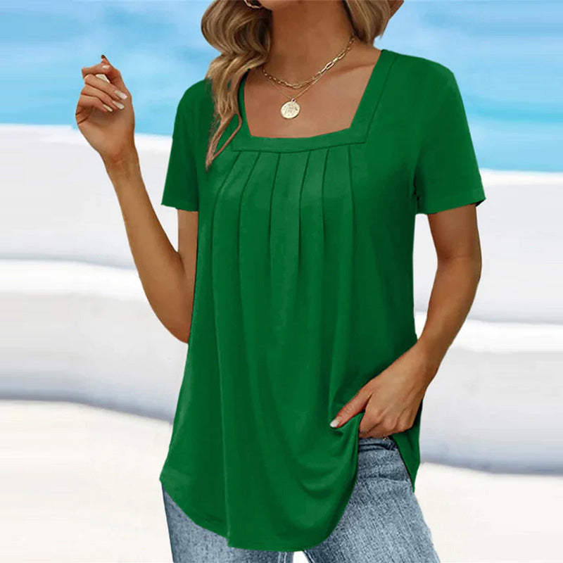 HELEN | LIGHTWEIGHT BLOUSE WITH MODERN NECKLINE
