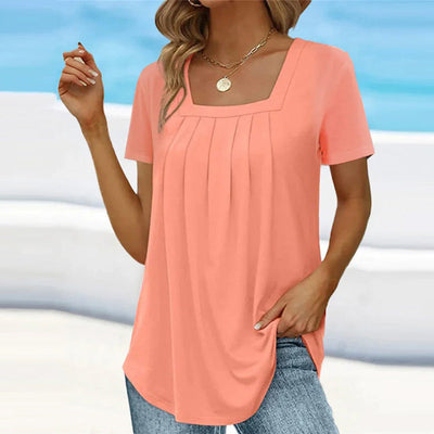 HELEN | LIGHTWEIGHT BLOUSE WITH MODERN NECKLINE