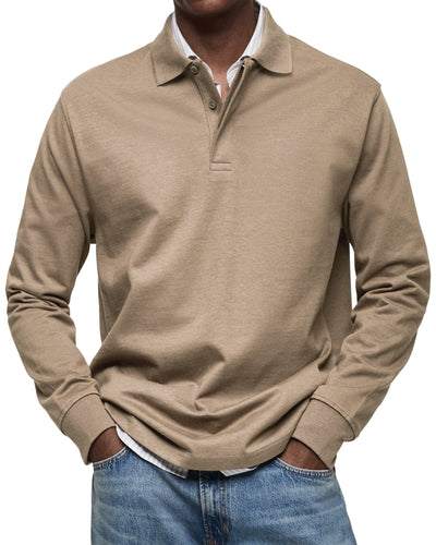 Truett™ Long Sleeve Collar Polo Shirt