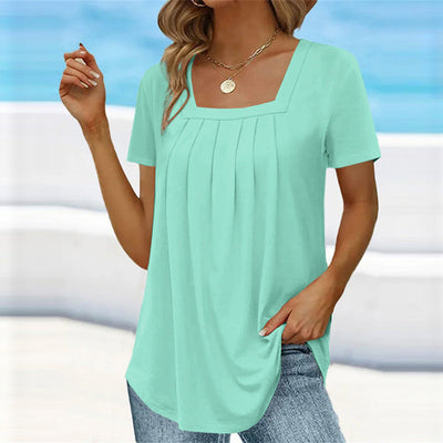 HELEN | LIGHTWEIGHT BLOUSE WITH MODERN NECKLINE