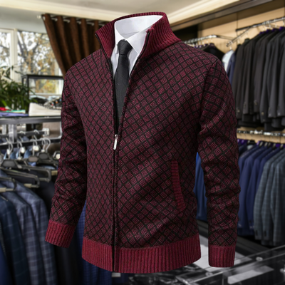 Mike's | Modern Gentleman Zip Cardigan