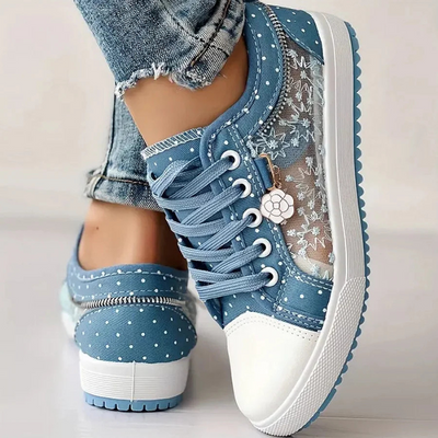 Jesslyn™ Floral Mesh Comfort Sneakers