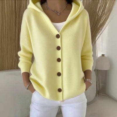 Soft Cotton Hoodie Cardigan