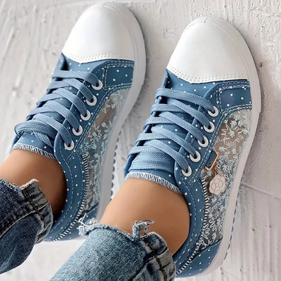 Jesslyn™ Floral Mesh Comfort Sneakers