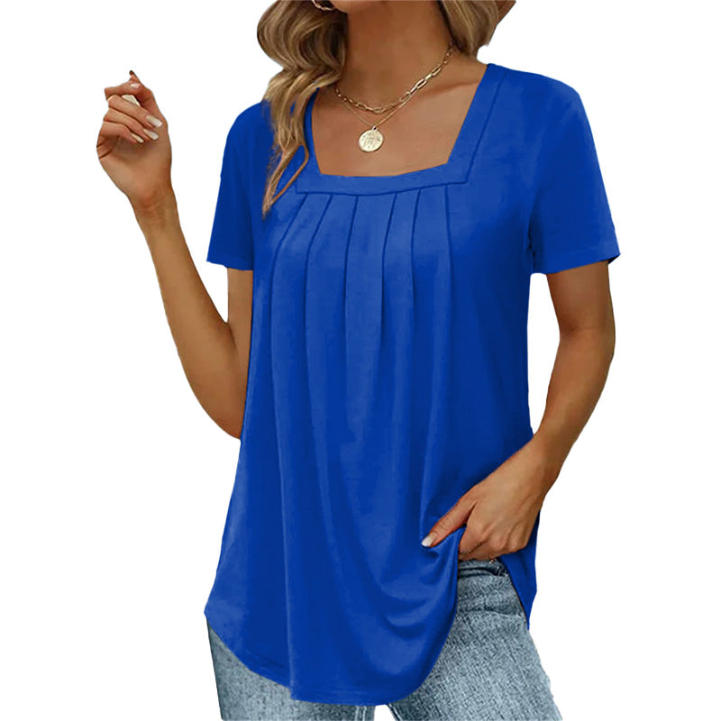 HELEN | LIGHTWEIGHT BLOUSE WITH MODERN NECKLINE