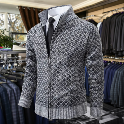 Mike's | Modern Gentleman Zip Cardigan