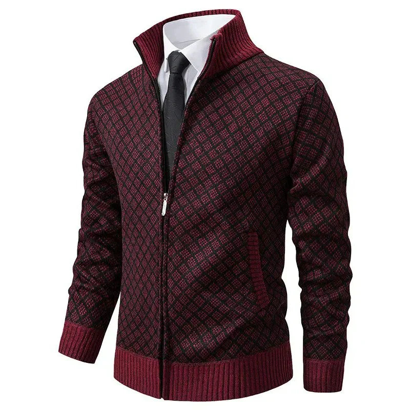 Mike's | Modern Gentleman Zip Cardigan