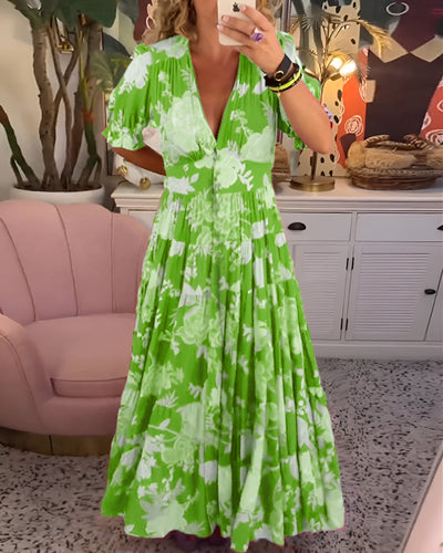 DORIS | FLORAL SUMMER DRESS WITH PRACTICAL ELEGANCE