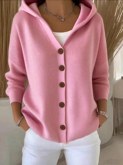 Soft Cotton Hoodie Cardigan