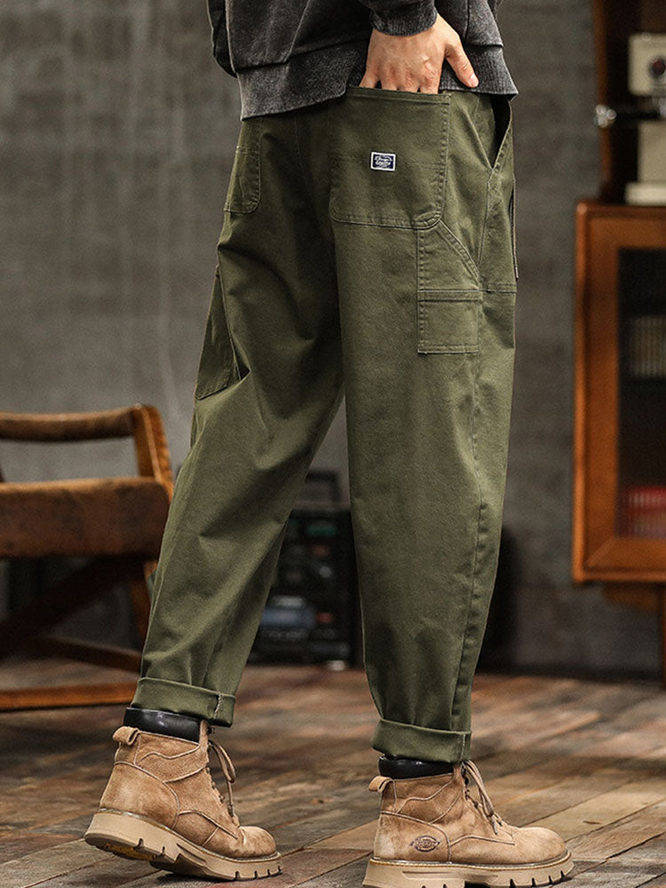 Mike's | Vintage-Style Utility Trousers
