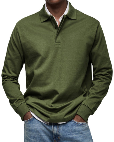Truett™ Long Sleeve Collar Polo Shirt