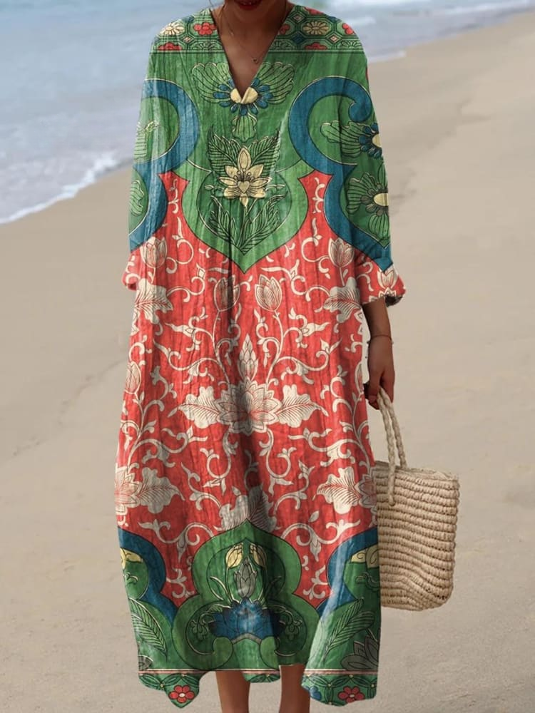 BONNIE | FLORAL SUMMER DRESS WITH FLATTERING FLOW