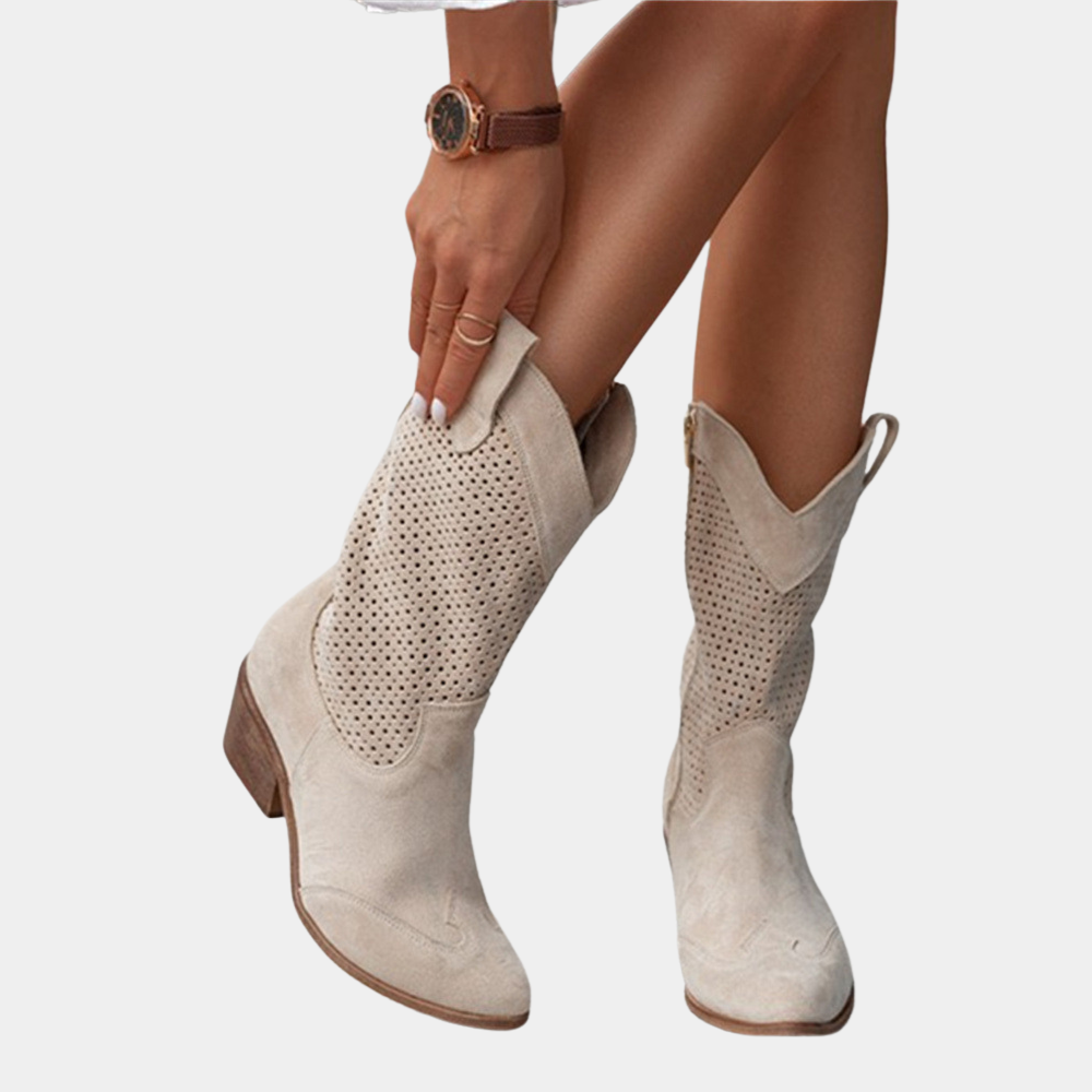 Norah™ Pointed-Toe Ankle Boots with Low Heel