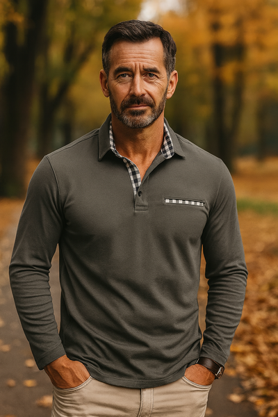 Mike's | Long-Sleeve Polo Shirt