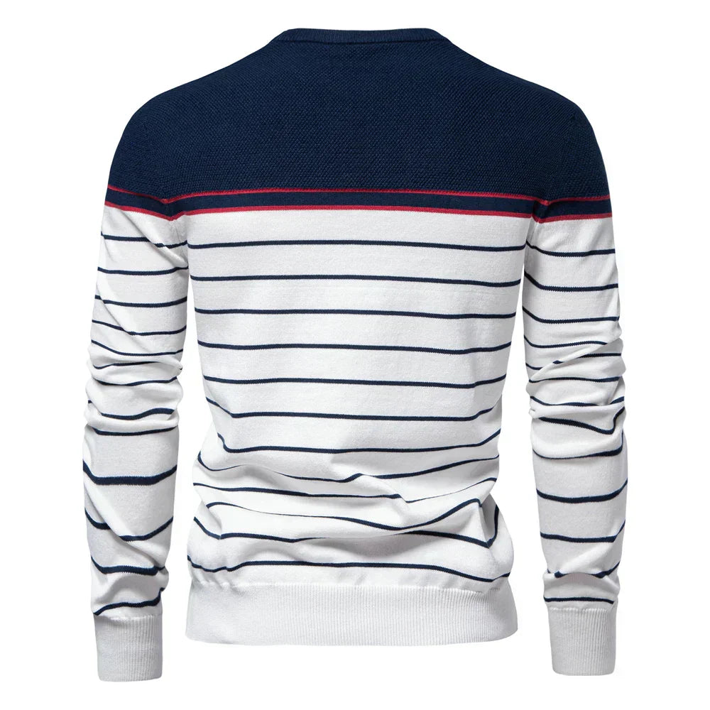 Mike's | Striped Marine Sweater