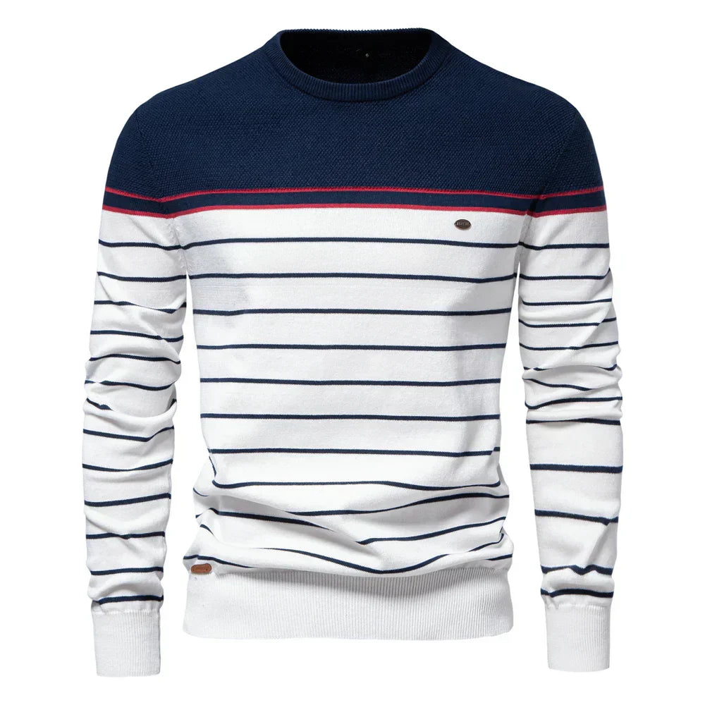 Mike's | Striped Marine Sweater