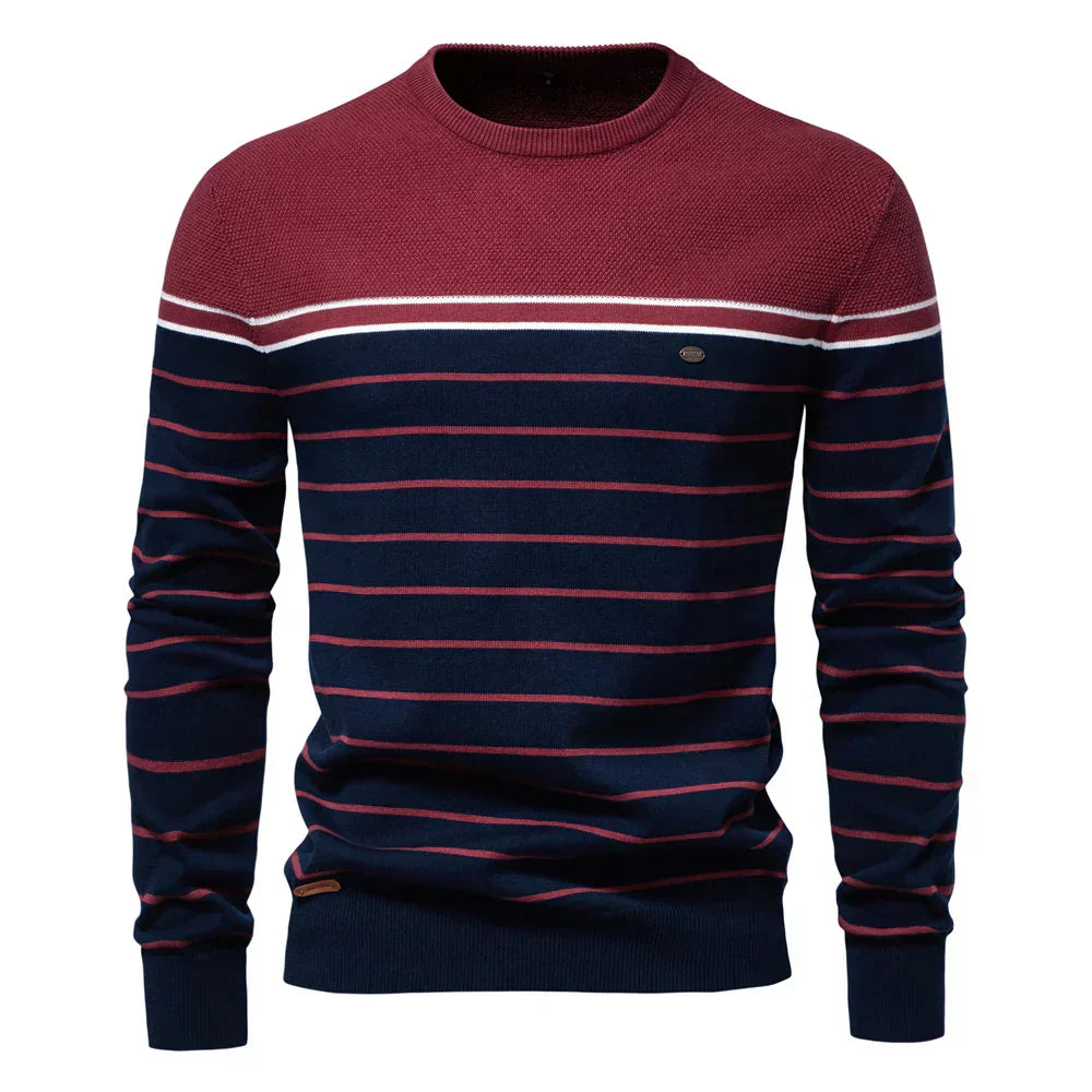 Mike's | Striped Marine Sweater
