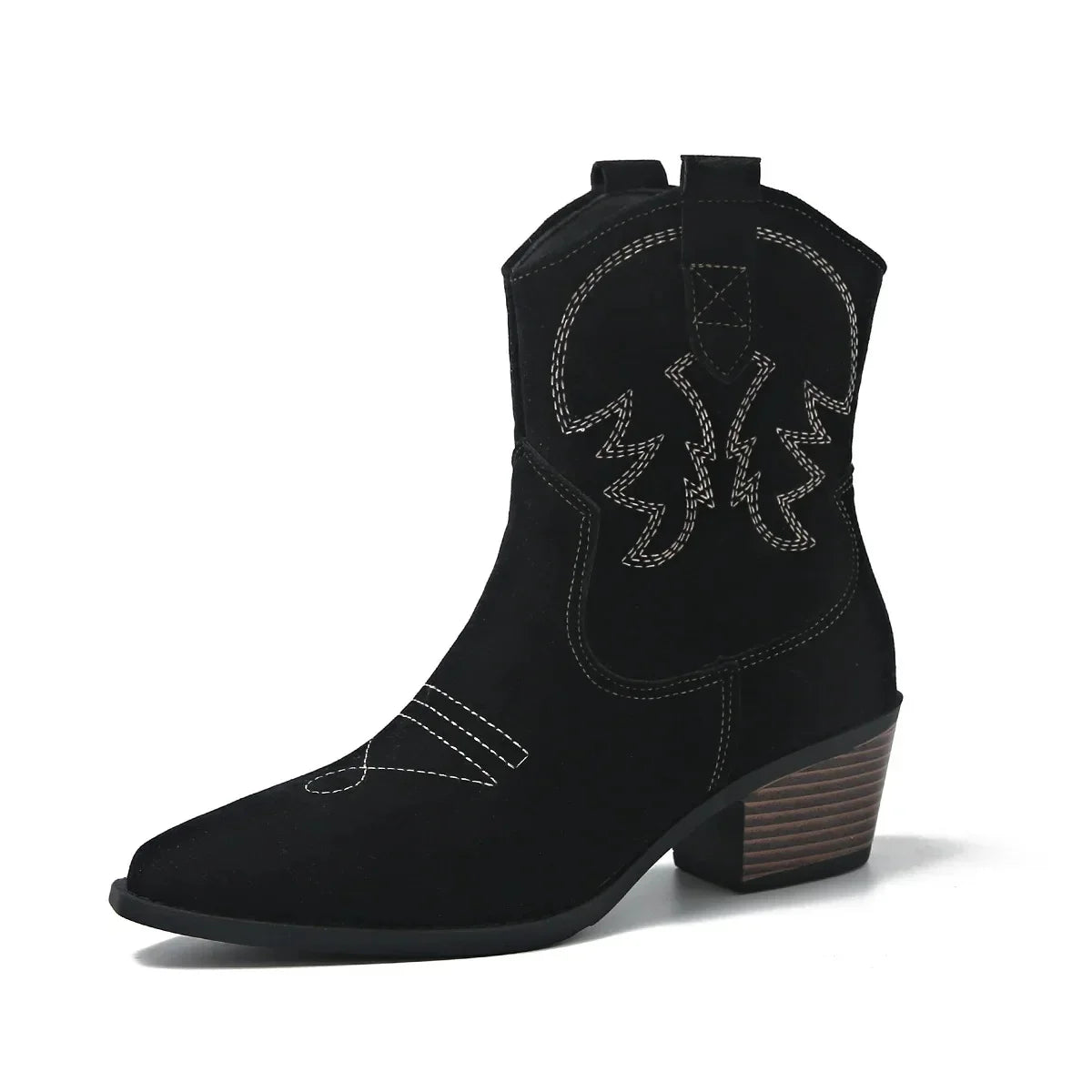 Daphne™ Western Cowboy Ankle Boots