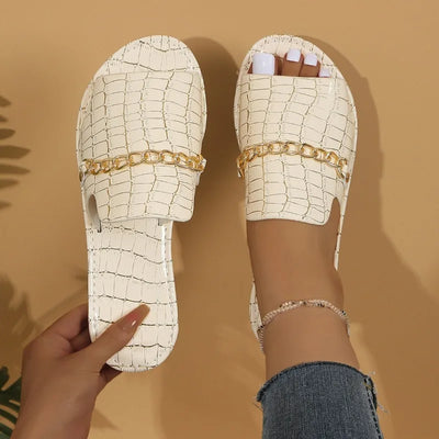Fanya™ Luxe Chain Comfort Slides