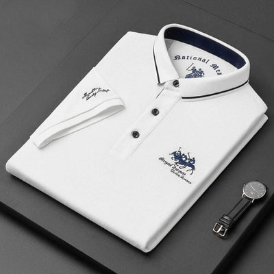 Elian™ Embroidered Casual Polo Shirt