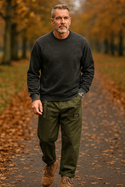 Mike's | Vintage-Style Utility Trousers