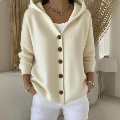 Soft Cotton Hoodie Cardigan