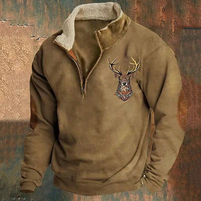 Mike's | Deer Detail Sweater